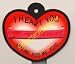 You Get 1 I Heart You Card with Love Sayings Xoxo Wristband Comes in Red or Pink!