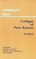 Critique of Pure Reason, Abridged (Hackett Publishing Co.)