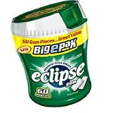 Eclipse Gum Spearmint BigEPak - Total: 240 ct (4 X 60 ct)