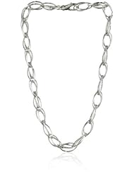 Zina Sterling Silver "Contemporary Collection" Water Link Necklace