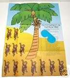 Pin the Monkey on the Palm Tree game Luau birthday party game