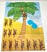 Pin the Monkey on the Palm Tree game Luau birthday party game