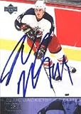 Aaron Johnson, Columbus Blue Jackets, 2004 Topps Traded Autographed Card