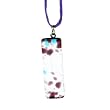 Murano Glass Pendant Jewelry - Rectangle L Blue/Purple Style2