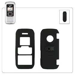 Black Rubberized Protective Snap-On Cover Case with Removable Belt Clip for LG enV VX-9900 VX9900