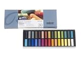 Rembrandt Soft Pastels Cardboard Box Set of 30 Half Sticks - Assorted Colors