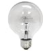 GE 14846-6 60 Watt Globe G25 Light Bulb, Crystal Clear, 6-Pack