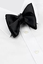 Pure Silk Plain Self Bow Tie