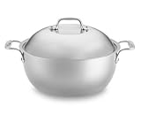 All-Clad Brushed Stainless Steel Professional Nonstick Dutch Oven, 5 1/2-Qt., from Williams-Sonoma