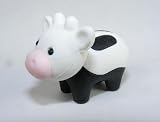 Japanese Eraser pack 0f 4 Iwako Zoo Animals Panda, Giraffe, Cow and Pig