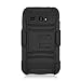 Buy World for Kyocera Hydro C5170 Boost Mobile Black Armor Case, with Black Belt Clip and Black Stand