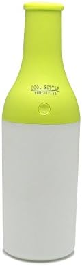Fasthorse Portable Cool Bottle Design Air Humidifier and Aromatherapy Essential Oil Diffuser USB Humidifier Atomizer with Nightlight for Office Home Car (Green)