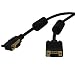 6FT SVGA Gold Right-angle Monitor Cable with Rgb Coax HD15M/M