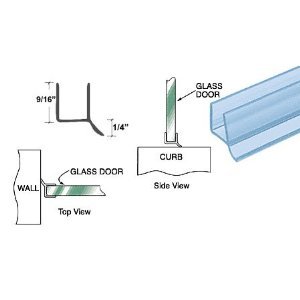 CRL Dual Durometer PVC Seal and Wipe for 3/8 Glass - 32-5/8 in long