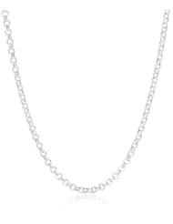 Sterling Silver Rolo Chain Necklace