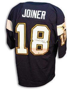 Charlie Joiner Signed San Diego Chargers Throwback Blue Jersey