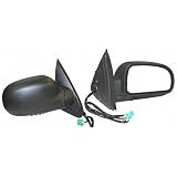 02-04 OLDSMOBILE BRAVADA MIRROR RH (PASSENGER SIDE) SUV, Power, Foldable, Black (Flat... by Parts Train