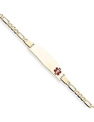 8 Inch 14k Gold Medical Jewelry Bracelet