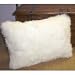 Sheepskin Longwool Bed Pillow (Ivory) (16 x 24 with 2 wool length)