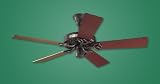 Hunter Ceiling Fans 22285 Original Archive Fan - Weathered Bronze Cast Iron Indoor Fan 52' Blade Span