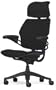 Freedom Chair by Humanscale - Headrest, Adv. arms, Gel seat, Black Wave on Graphite