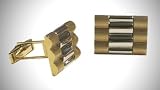 14k Solid Two Tone Gold Presidential Cufflinks - CL242