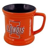 Illinois Fighting Illini Mugs - 11 oz. Sculpted
