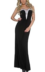 Strapless Polyester/Silk/Spandex Sweetheart Empire   Waistline Stretchy Sequined Draped Evening Dress/Homecoming Dress/Party Dress/Maxi Dress 