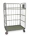 Industrial Grade 2PLG2 Stock Cart, Folding, Steel, W 43 3/8 In