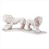 STATELY LION STATUE DUO B31-640