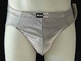 Mens Silver Pouch Briefs