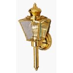 Angelo Brothers 66846 1-Light Antique Brass Wall Lantern by Angelo Brothers