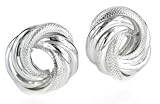 Sterling Silver Knot Earrings