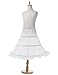 Remedios Kids 3 Bone Wedding Flower Girl Petticoat/Underskirt/Crinoline WhiteChild(waist ca 23--38inch)