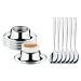 WMF  Eierbecher-Set 12-teilig Cromargan Aktuell Eierlöffel