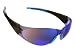 Doberman Blue Mirror Lens with Blue Gel Nose Safety Glasses
