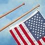 AFI 60748 SeaTeak Traditional Style Flag Pole with Ball Cap (18" Long, 3/4" Base)