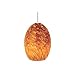 Tech Lighting 700TDMNTPAS-CF Montana - One Light Line Voltage Pendant, Satin Nickel Finish with Tahoe Pine Amber Glass - Compact Fluorescent Lamping