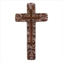 Carved Antique-Finish Wall Cross - Style 33603
