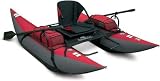Backpacker Pontoon Boat - Classic Red/ Charcoal