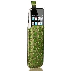 **Neu Tasche/Etui m. Apfel-Design/Pr�gung f�r iPhone 3g & 3Gs (speed) Zubeh�r