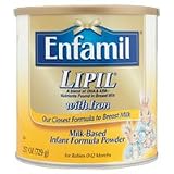 Enfamil Lipil with Iron 24 Calories Infant Formula - 3 Oz Nursette Bottle, 48 / Case