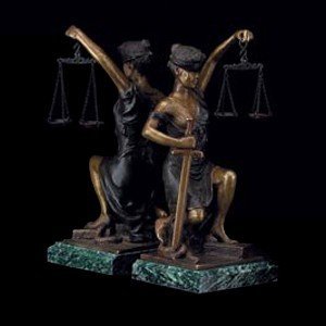 Bey Berk Lady Justice Bookend