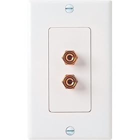 HiFi Works 30021 HFWWP-1 Single Speaker Wallplate