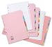 5 Star Office Assorted Subject Dividers Multipunched Manilla Board 5-Part A4