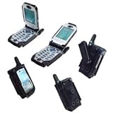 CELLET STINGRAY RUBBER COVER CASE (With Detachable Belt Clip) for MOTOROLA NEXTEL i860 - RETAIL PACKAGING