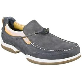 Buy Sperry Mens Newport Slip On Navy Yellow Casual by Sperry Top-Sider