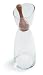 Sagaform Clear Glass 25-Ounce Carafe with Wooden Stopper