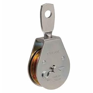 5 each: Campbell Heavy Duty Single Sheave Swivel Eye Pulley (T7550302) by 
