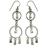Earring for Women Sterling Silver Jewelry 3.25 inches (ers228)